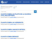 Tablet Screenshot of cuantocobra.com
